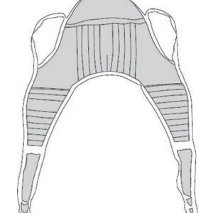 U-Sling Padded Polyester Large  38 x69  w/Head Support