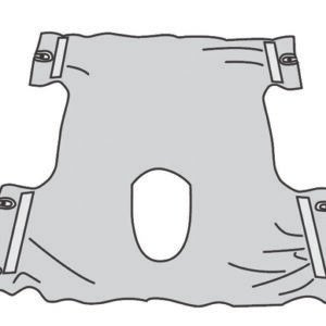 Bariatric Lifter Sling--Canvas With Commode Opening