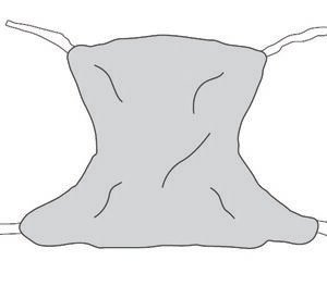 Patient Sling  Full Body Mesh  Large 58  x 45