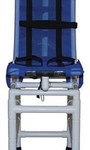 Bath Chair Articulating Lg PVC Reclining w/ Base & Casters