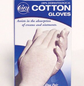 Cotton Gloves - White Large (Pair) Fits 8-1/2  - 9-1/2