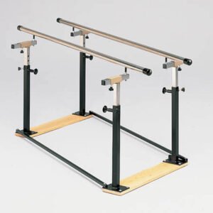 Folding Parallel Bars 7' w/Wood Base