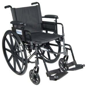 Cruiser X4 W/C 18  w/SF & Ht Adj Flip-Back Desk Arms