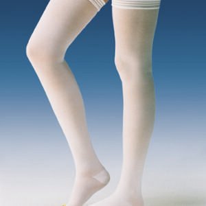 Jobst Anti-Em Knee-Hi Large Regular  Closed Toe  White