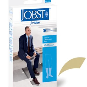 Jobst for Men 15-20 Knee-Hi Khaki Small