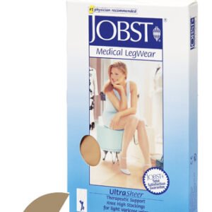Jobst Ultrasheer 15-20mmHg Knee Hi Medium (pr) Honey