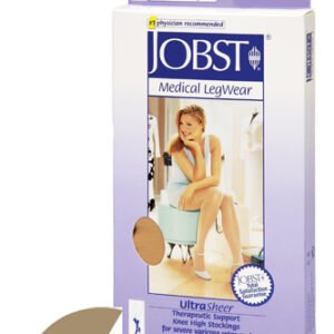Jobst Ultrasheer 30-40mmHg Knee Hi Large (pr) Honey