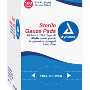 Gauze Sponges Ster-1's 4 x4  12ply Bx/100