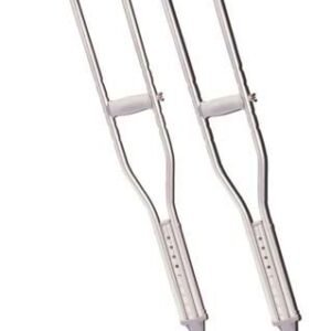 Push Button Alum Adj Crutch-pr Adult-Patient Height 5'2-5'10