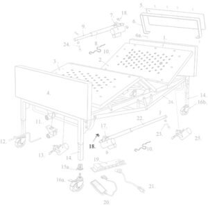 Quick Release Spring Knob For Bed Motor