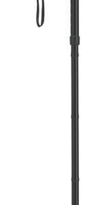 Folding Cane Alum w/Gel Grip Black