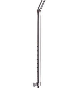 Quad Cane-Large Base Silver w/Vinyl Grip