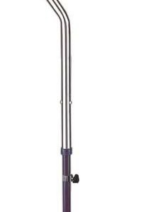 Quad Cane Heavy Duty Chrome Large Base 500# Capacity