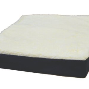 Gel Wheelchair Cushion w/ Fleece Top 16  x 18  x 3.5
