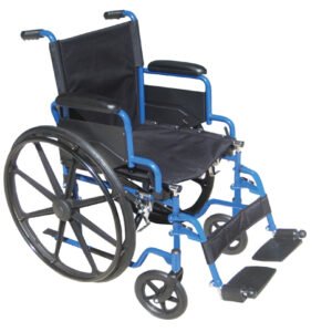 Blue Streak 16  Single Axle WC w/Flip-Back Desk Arms & ELR