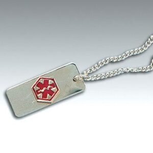 Medical Identification Jewelry-Necklace- Blank