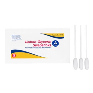 Lemon-Glycerin Swabsticks- 3 Packet 25-Pks/3