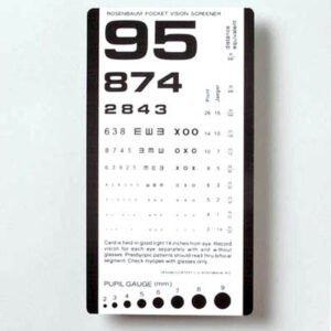 Pocket Eye Test Chart