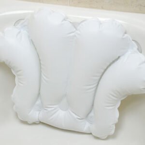 Inflatable Bath Pillow w/ Suction Cups