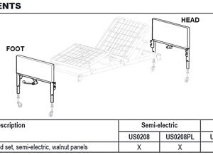 Headboard & Footboard Set for Patriot Bed only