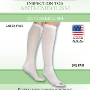 Anti-Embolism Stockings Xl/Lng 15-20mmHg Below Knee  Insp Toe