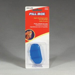 Pill Box-Daily (Kidney Shaped)