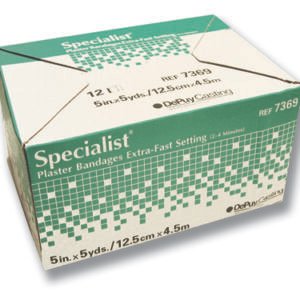 Specialist Plaster Bandages Fast Setting 4 x5yds Bx/12