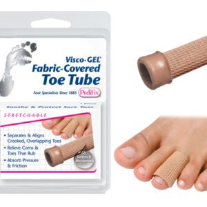Visco-GEL Fabric-Covered Toe Tube  Large