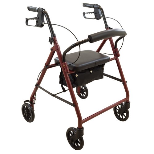 ProBasics Steel Rollator with Curved Back Rest, Burgundy
RLS6BG
DME, Rollators