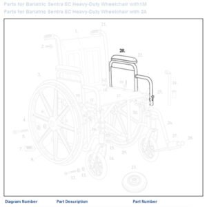 Wheelchair Arm w/Padding Full Length  Left