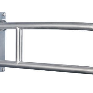 Flip-Up Grab Bar  Peened Stainless Steel  Std