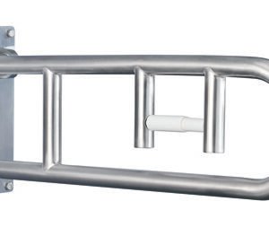 Flip-Up Grab Bar  Peened Stnless Steel w/Integrated TPH