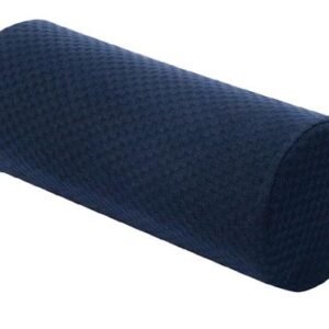 Round Cervical Pillow-Blue Memory Foam 12 h x 5 wx 5 d
