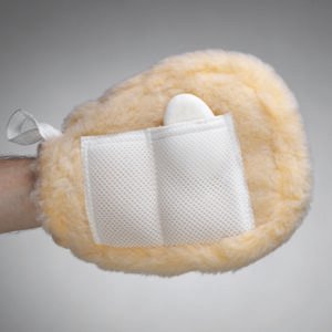 Sheepskin Bath Mitt  Universal