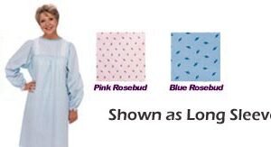 Ladylace Reusable Gown Garden Print  Long Sleeve